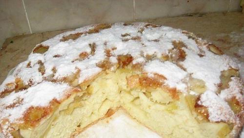 Быстрая шарлотка.  Ингредиенты: