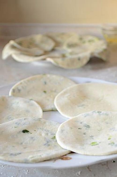 Китайские лепешки с зеленым луком? 08