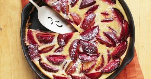 Клафути со сливами.