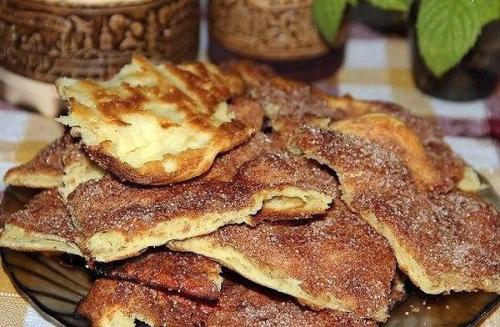 Хрустящая сахарная лепешка!