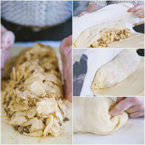 Яблочный штрудель.  Ингредиенты: 04