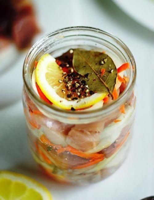 Селёдка по-голландски.  Ингредиенты: 05