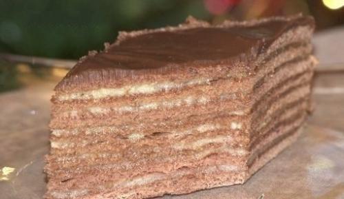 Торт Спартак.  Ингредиенты: