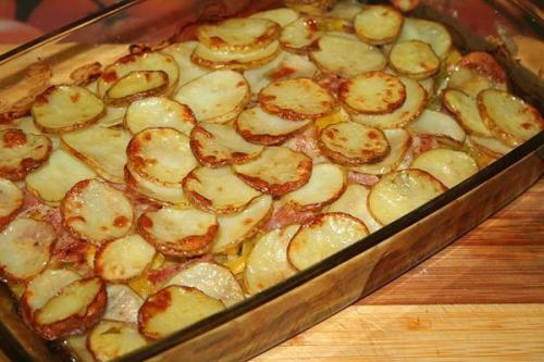 Картофель с беконом и кабачками? 04