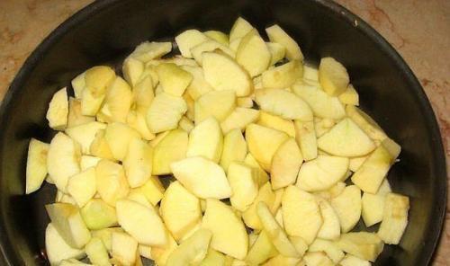 Быстрая шарлотка.  Ингредиенты: 01