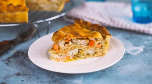 Кулебяка с рыбой.