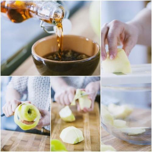 Яблочный штрудель.  Ингредиенты: 02