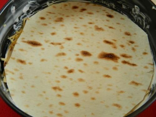 Пирог из лаваша с сыром. 06