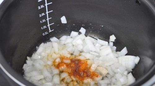 Кабачки с овощами и рисом в мультиварке. 03