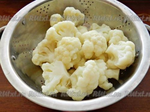 Цветная капуста в духовке. 01