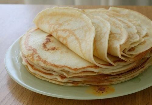 Блинный пирог с тремя начинками. 05 Блинный пирог с тремя начинками. 05