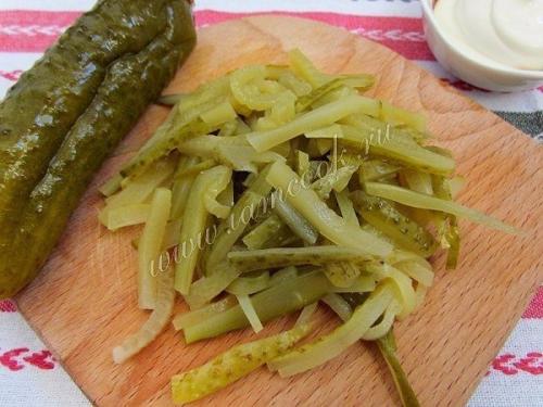 Салат из говяжьей печени. 06