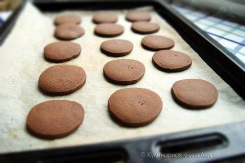Шоколадное печенье с кокосовой стружкой. 03