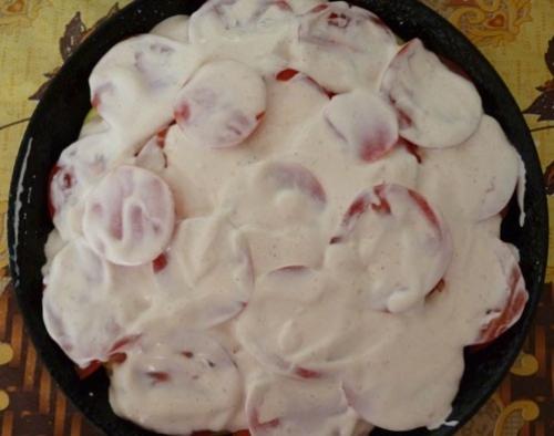 Овощная запеканочка под хрустящей сырной корочкой. 04