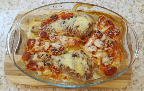 Ароматный картофель с мясом? 07