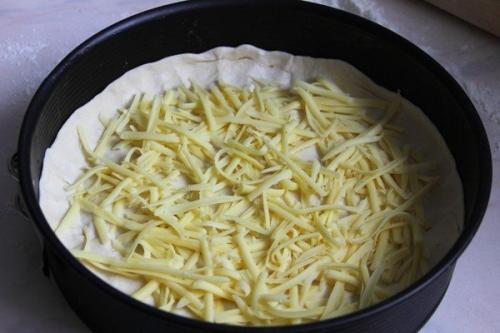 Киш с грибами и помидорами. 02