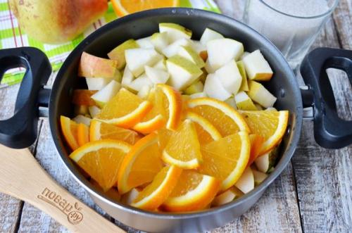 Варенье из груш с апельсином. 04