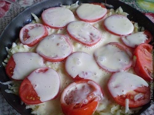 Нежная запеканка из кабачка. 05