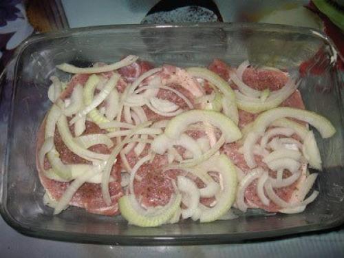 Свинина под вкусной подушкой. 03