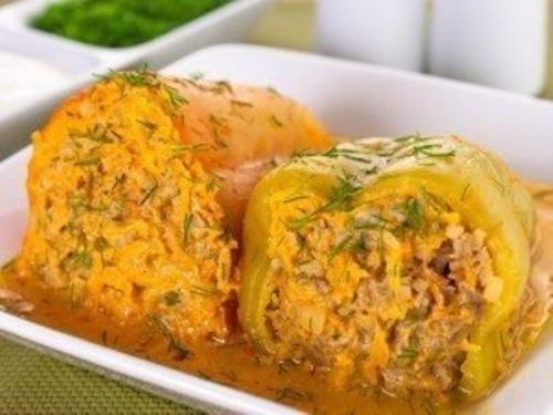 Фаршированный перец?   Ингредиенты: 08