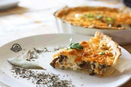 Курино - грибной жульен. 04