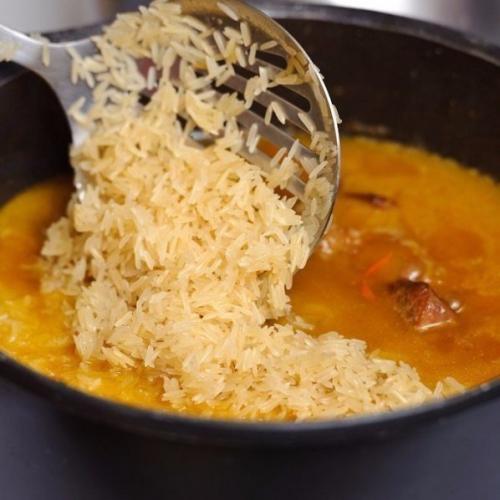 Узбекский плов. Ингредиенты: 08