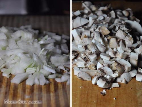 Картофельные зразы с грибами. 01