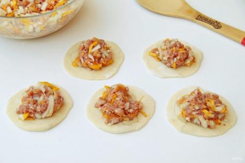 Манты с говядиной и тыквой. 06