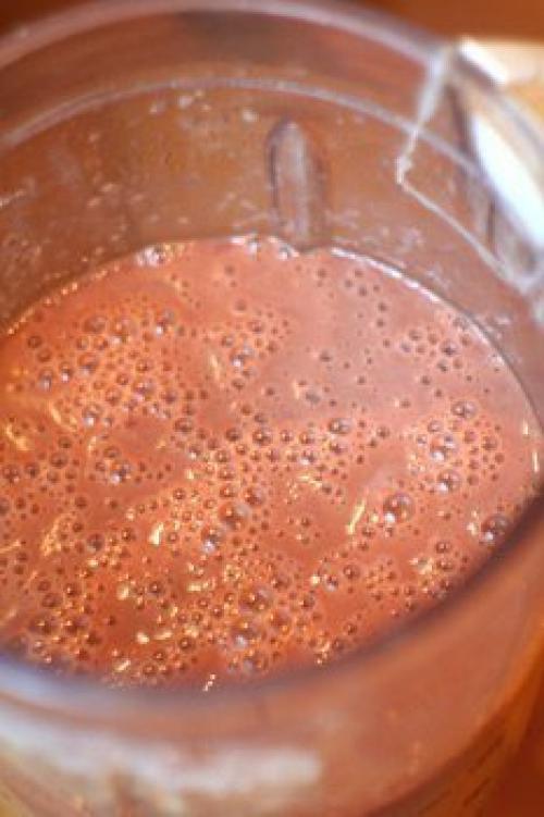 Печеночный торт со сметанным соусом. 04