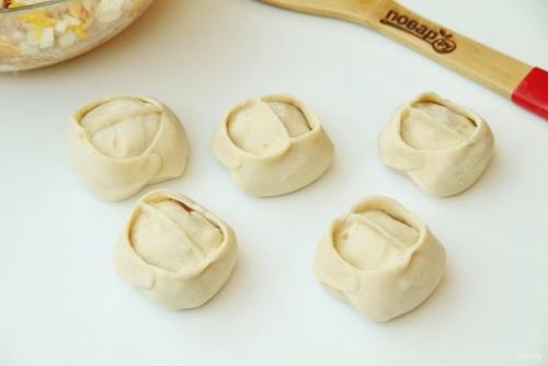 Манты с говядиной и тыквой. 07