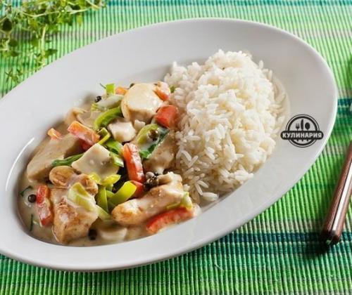 Курица с овощами и рисом. 05