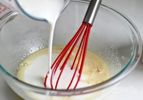 Воздушные оладушки.  Ингредиенты: 01