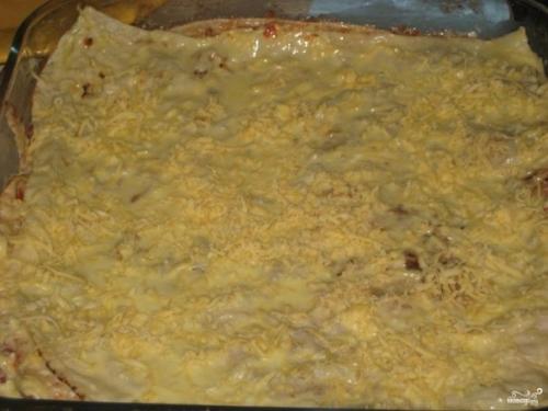 Домашняя лазанья из лаваша. 08