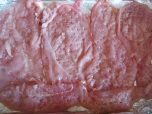 Курица запеченная под тертым картофелем. 02