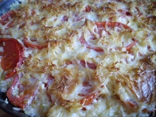 Нежная запеканка из кабачка. 07