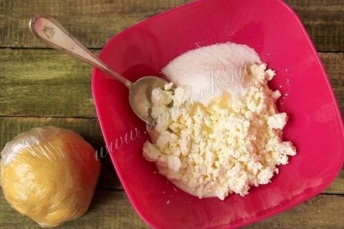 Тертый пирог с творогом. Тёртый пирог с творогом.