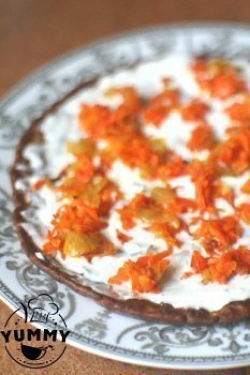 Печеночный торт со сметанным соусом. 05