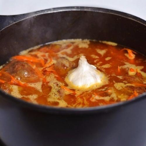 Узбекский плов. Ингредиенты: 07