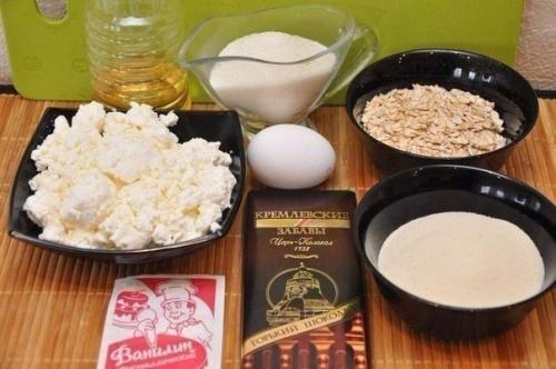 Сырники с шоколадной начинкой в панировке из овсяных хлопьев. 01 Сырники с шоколадной начинкой в панировке из овсяных хлопьев. 01