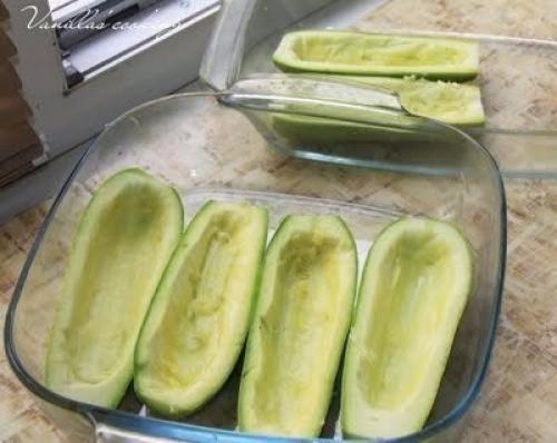 Запеченные кабачки.  Ингредиенты: 01