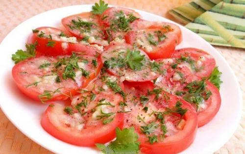 Маринованные помидоры за 30 минут.