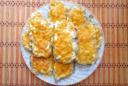 Мясо по-французски в духовке.