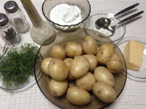 Картофель под сметанным соусом. 01