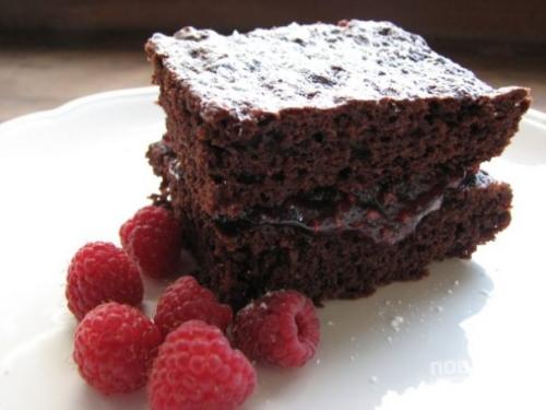 Шоколадный пирог на кефире (быстро и вкусно).

