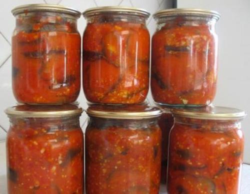 Рецепты заготовок острых закусок.