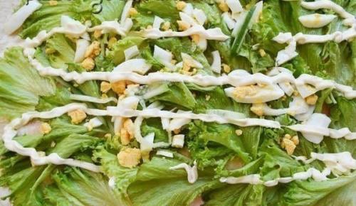 Рулет из лаваша с крабовыми палочками. 05