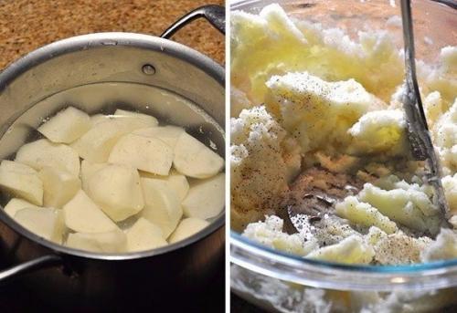 Картофельные зразы с грибами. 03