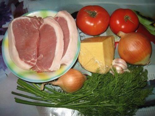 Свинина под вкусной подушкой. 01